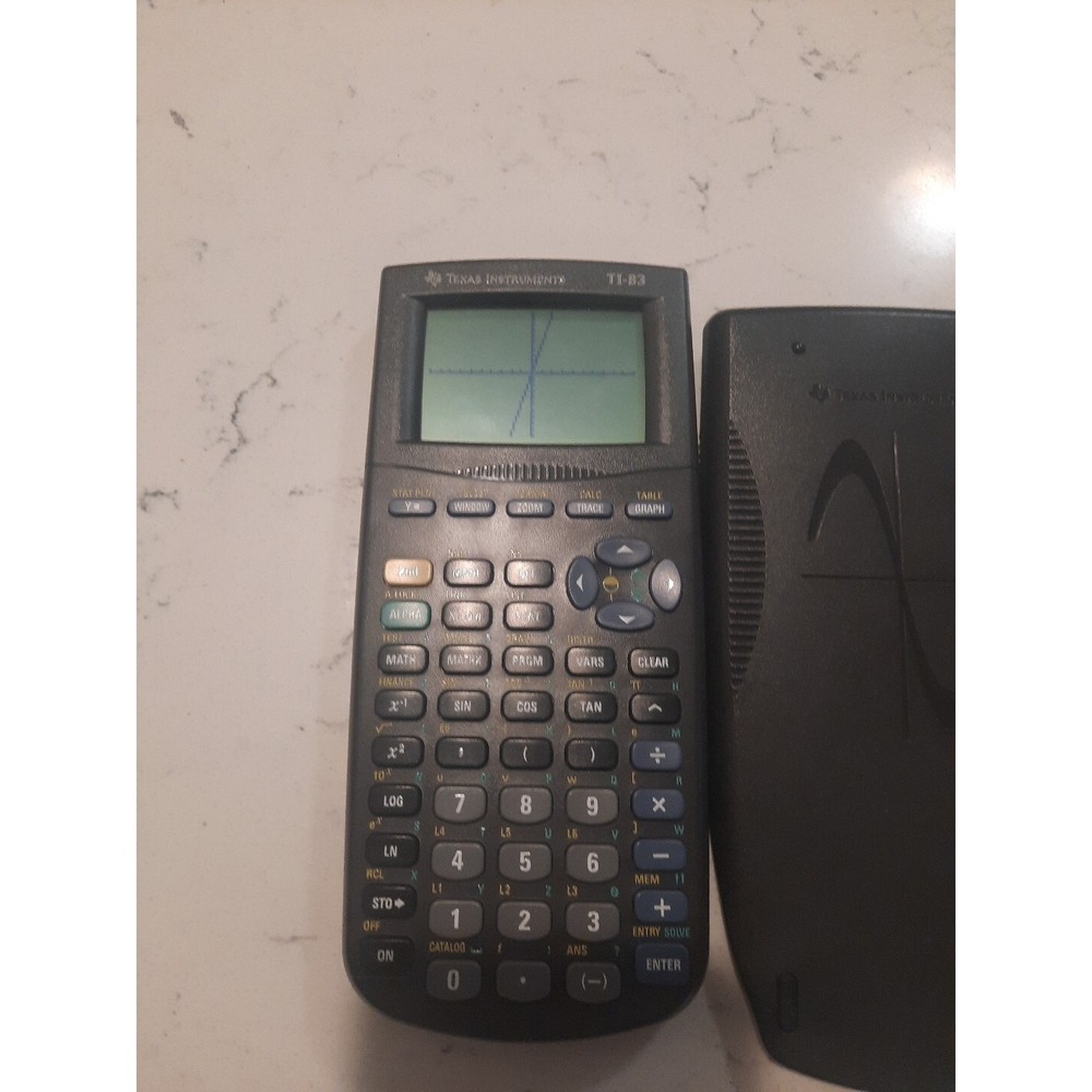 Texas Instruments TI-83 Calcualtor, Tested - Picture 1 of 3